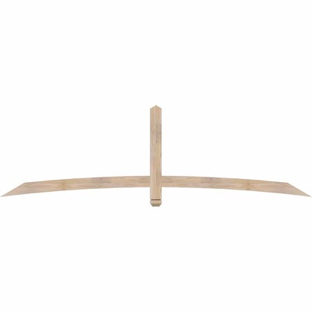 Ekena Millwork Bellingham Smooth Timber Gable Bracket, Douglas Fir, 96"W x 28"H x 1 1/2"D x 3 1/2"F, 7/12 Pitch GBW096X28X0204BEL00SDF